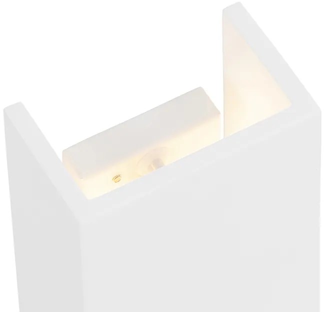 Moderná nástenná lampa biela - Colja Novo