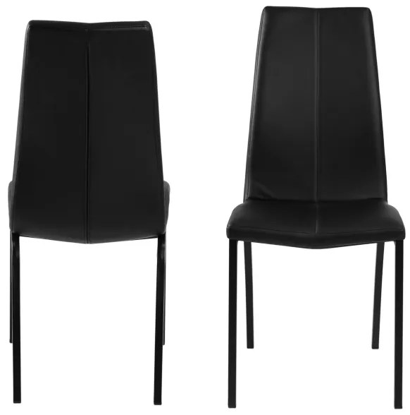 Jedálenská stolička AMAL 1 ks čierna