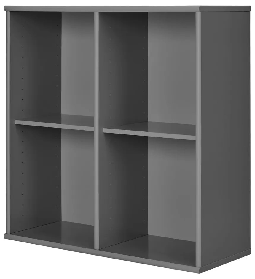 Antracitová závesná knižnica 70x70 cm Mistral – Hammel Furniture
