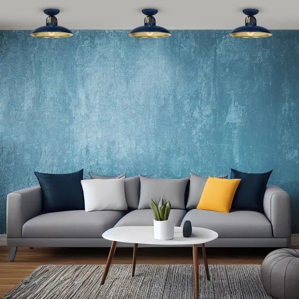 Brilagi - Prisadený luster FLAMENGO 1xE27/60W/230V modrá