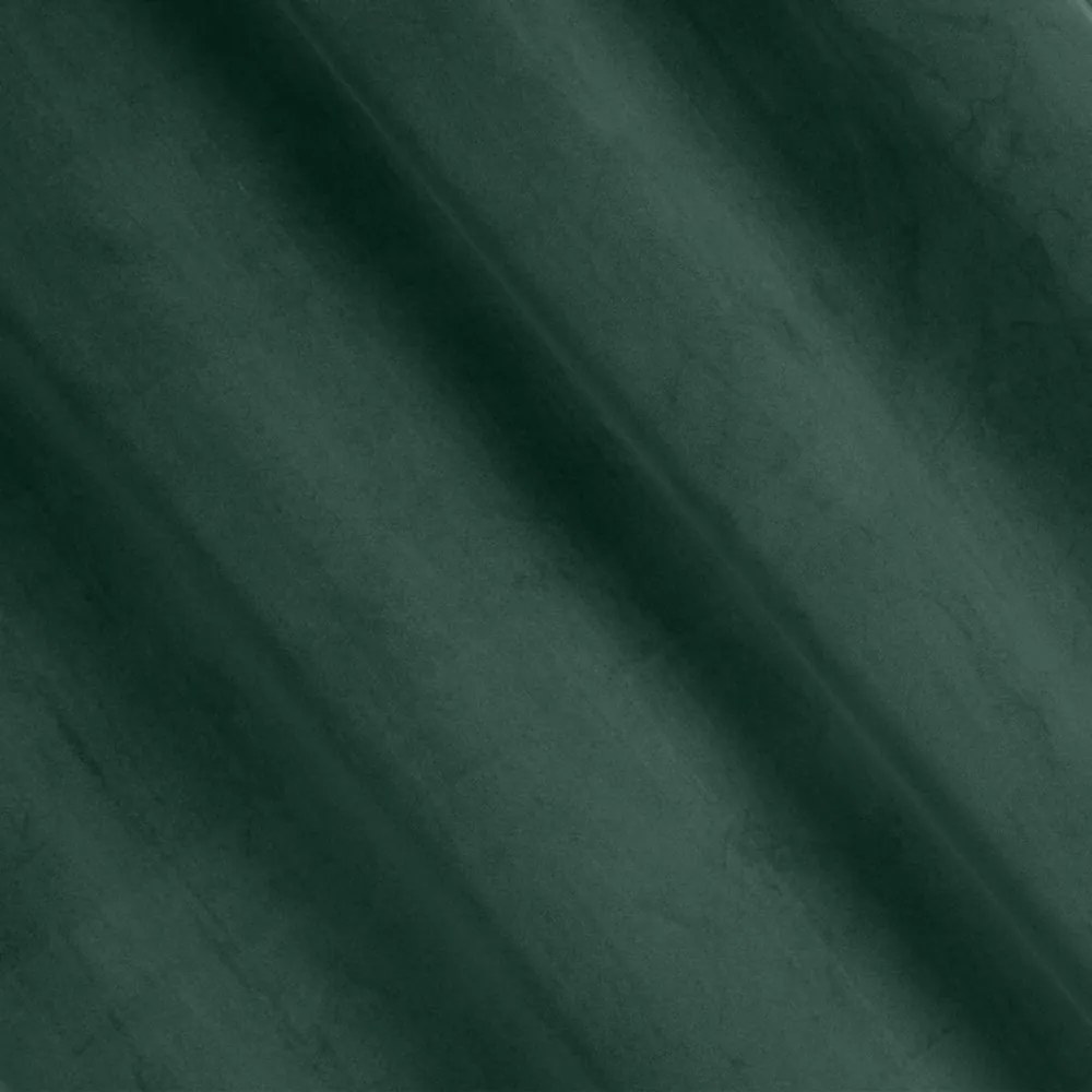 Moderný zelený zamatový záves na kruhy 140 x 270 cm