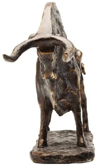 Toro dekorácia hnedo-bronzová