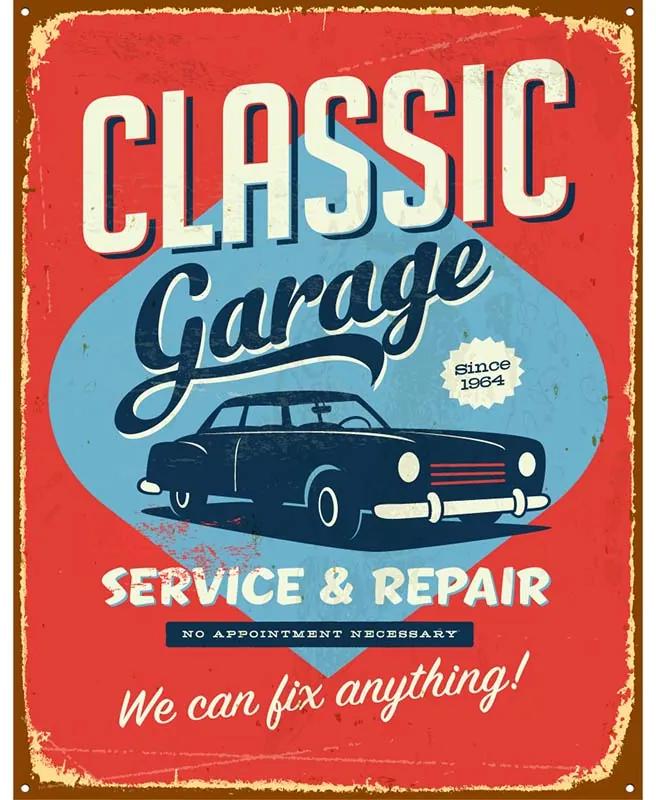 Ceduľa Classic Garage 30x40cm
