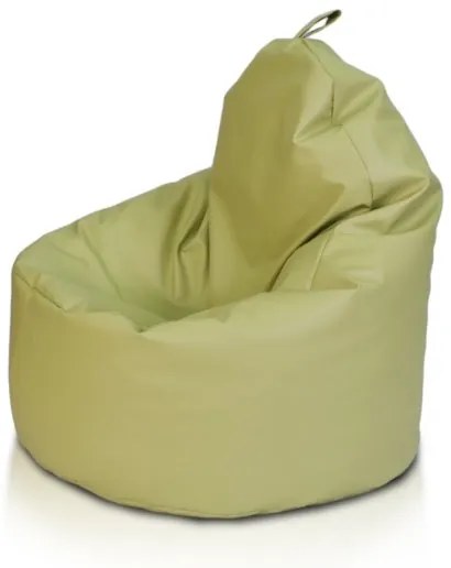 Sedací vak Yoko ekokoža / polyester TiaHome - limetková