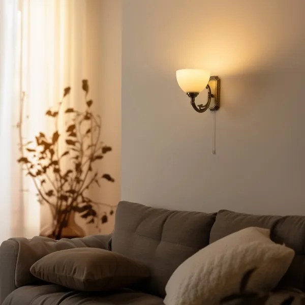 Brilagi - Nástenná lampa CLASSIC 1xE27/60W/230V mosadz