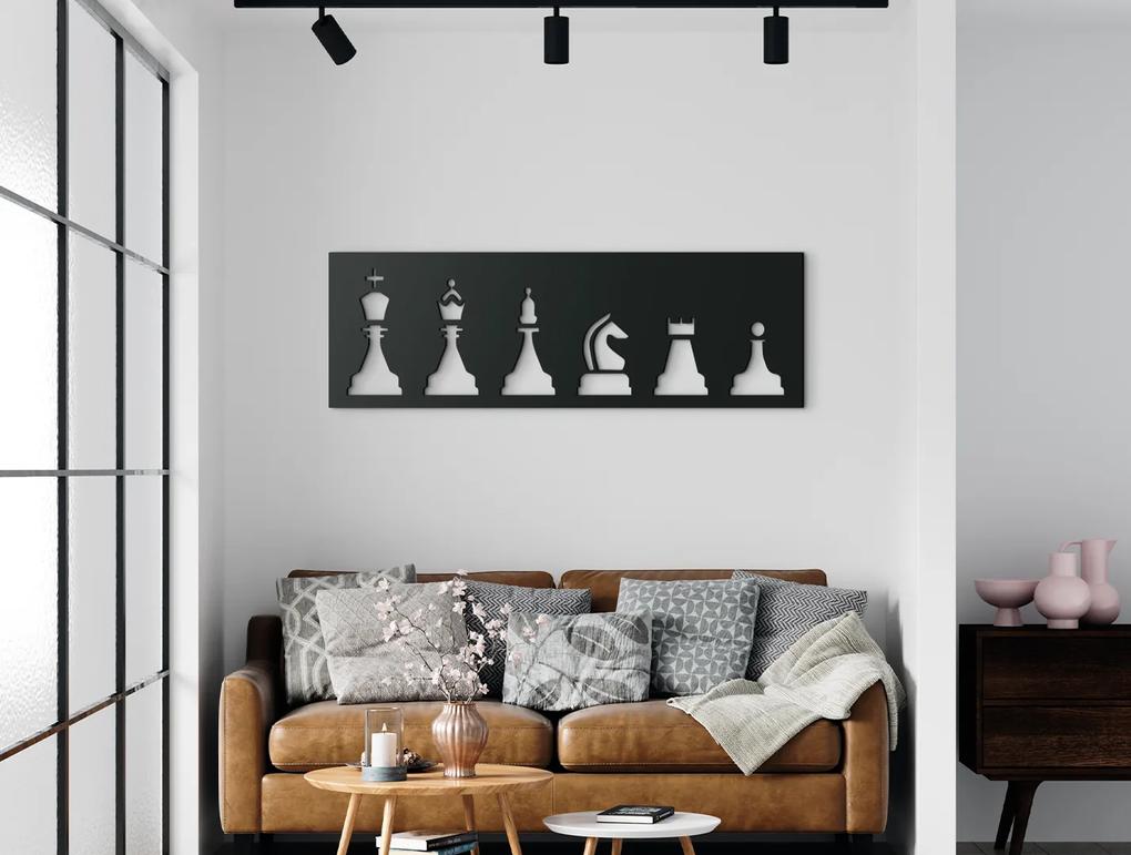 drevko Drevený obraz na stenu Šachy