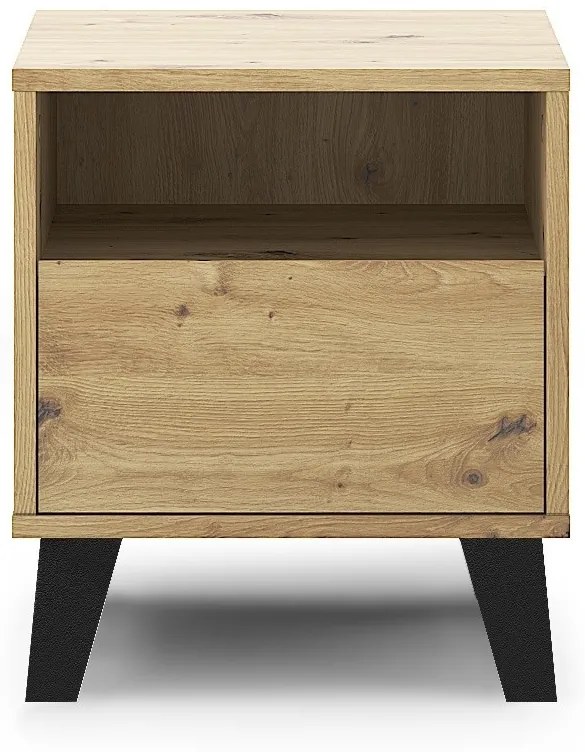Noční stolek SCANDI dub artisan