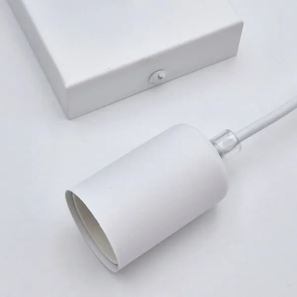 Luster na lanku ASTRID 1xE27/60W/230V biela