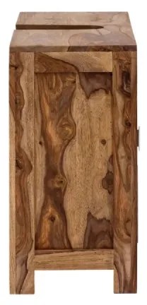 furniture-nabytek.cz - Masívna umývadlová skrinka Lagos z palisandra, lakovaná, hnedá – 70×30×63 cm