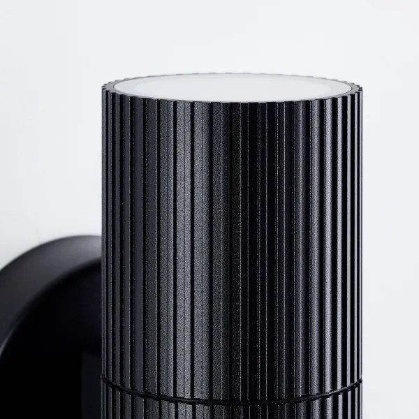 Brilliant - Vonkajšie nástenné svietidlo KEOLA 2xGU10/10W/230V IP44 čierna