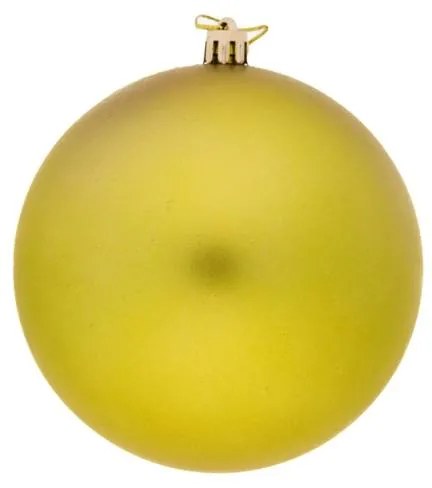 DECOLED Plastová lopta, 10 cm, zelená, 6 x matná