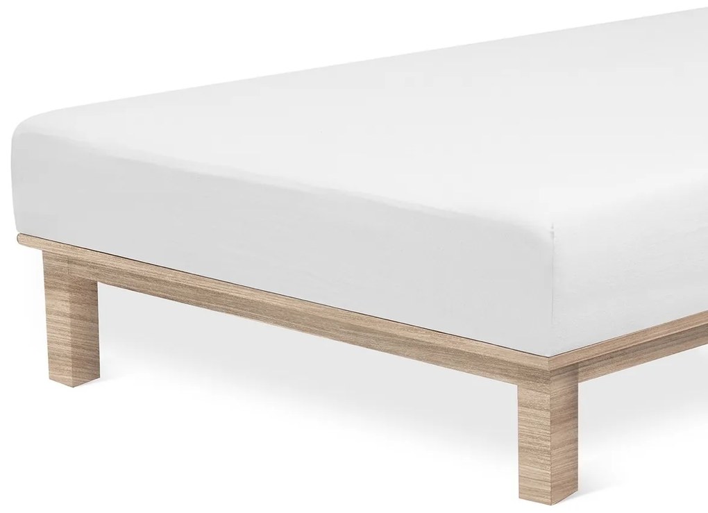 4Home jersey prestieradlo Luxury biela, 180 x 200 cm