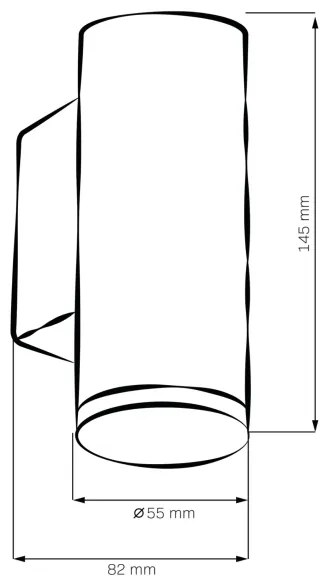 LED RGBW stmievateľné kúpeľňové nástenné svietidlo TURYN 1xGU10/6W/230V IP44 biele
