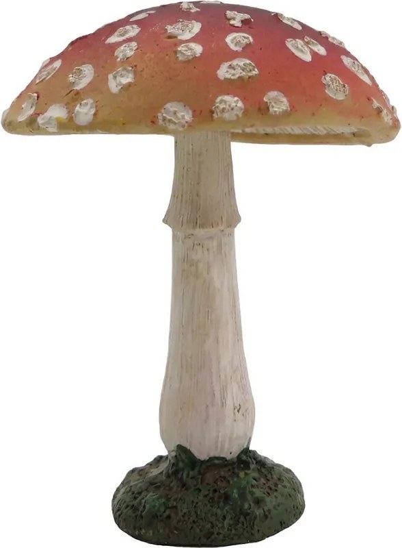 Dekoratívna figúrka muchotrávka - Ø 7*10 cm