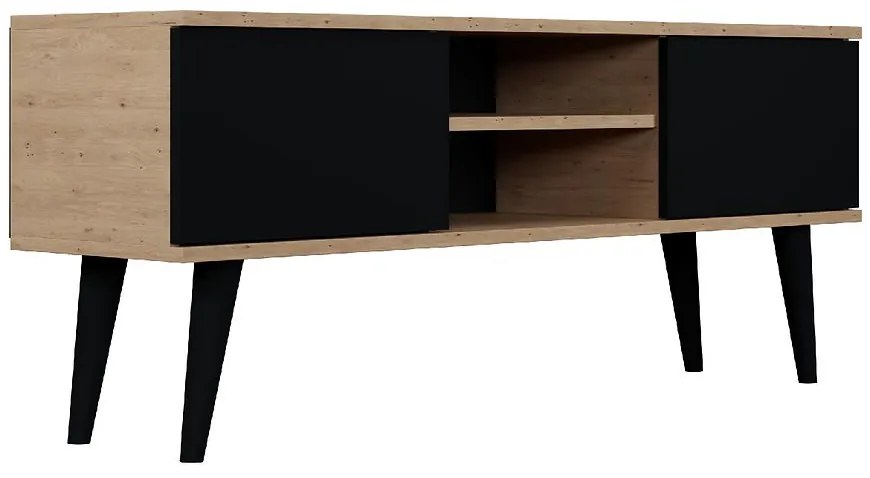 TV Stolík 120 Toronto Artisan/Čierna