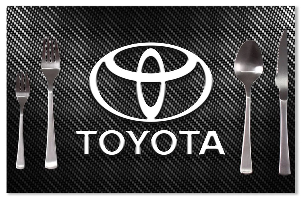 Sablio Prestieranie Toyota Carbon: 40x30cm