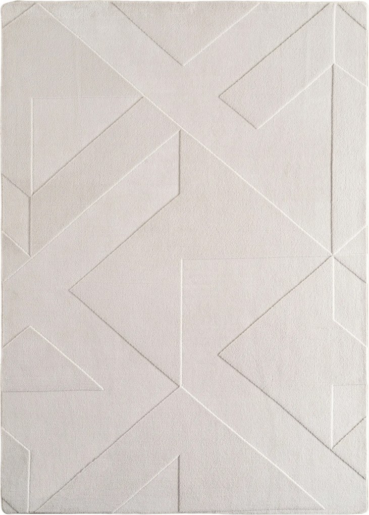 Ayyildiz, Behúň Pompei 1613 cream, 80x250, biela, chodba / predsieň