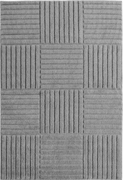 Koberec Square 3D Art sivý