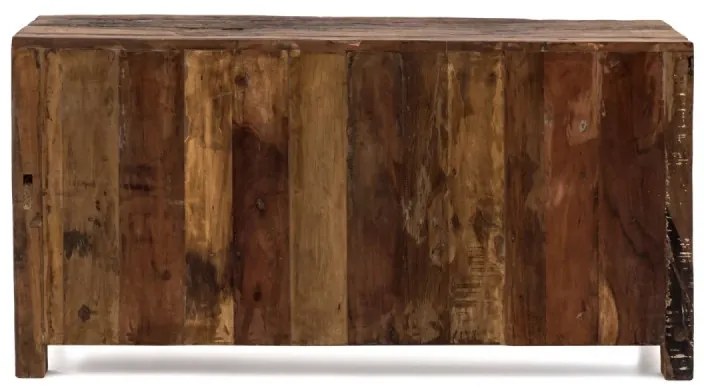 furniture-nabytek.cz - Masívny príborník Madurai II z recyklovaného dreva, neupravený, hnedý – 150×40×75 cm