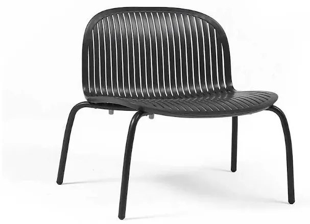 Ninfea Relax stolička antracitová - krémová
