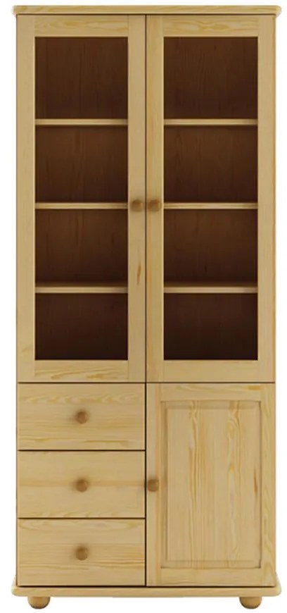 Vitrína z Borovice KW116 surová