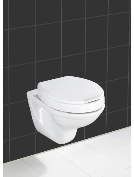 WENKO 21905100-WC sedátko SECURA 37x44 cm biela/sivá