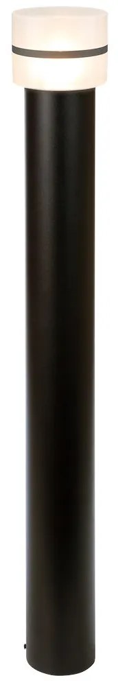 Exteriérové svietidlo Mia, 1x plastové/čierne kovové tienidlo, (80 cm)