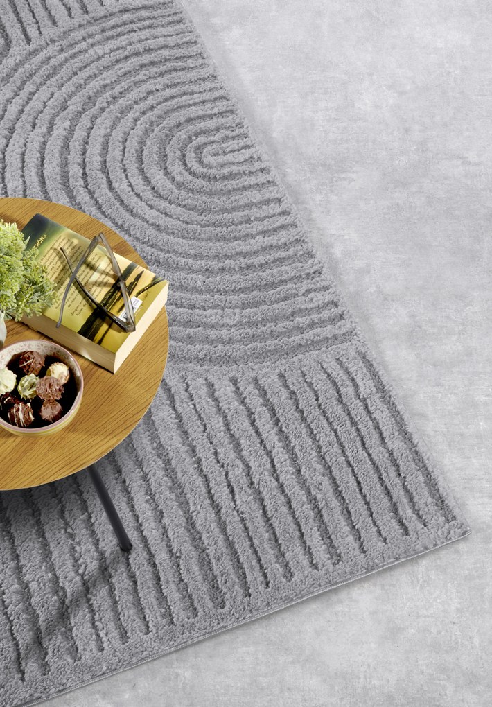 ELLE Decoration, Kusový koberec Gallery 106091 Light Grey z kolekcie Elle, 200x280, šedá, obývacia izba