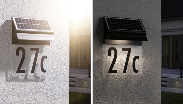 Paulmann 94694 - LED/0,2W IP44 Solárne domové číslo NEDA 3,7V