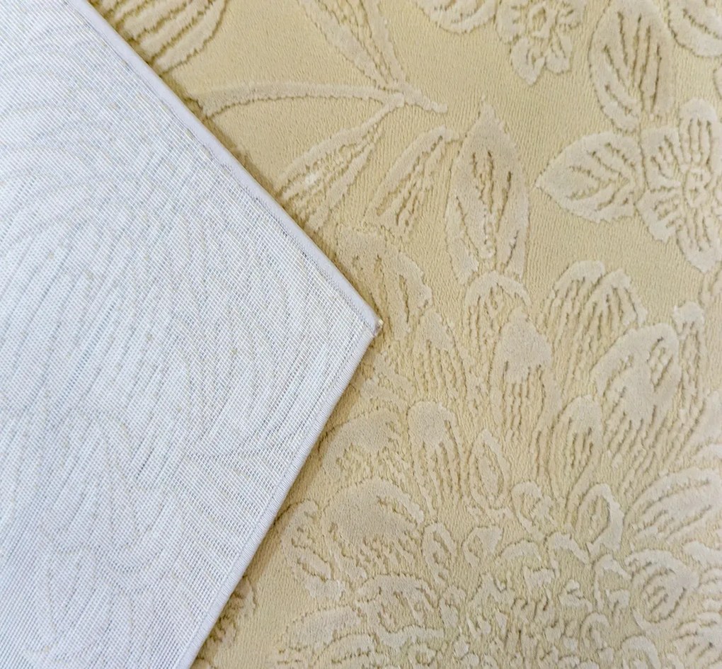 BE Koberec Zurich 1964 YELLOW – žltý obdĺžnikový Rozmer: 80x150 cm