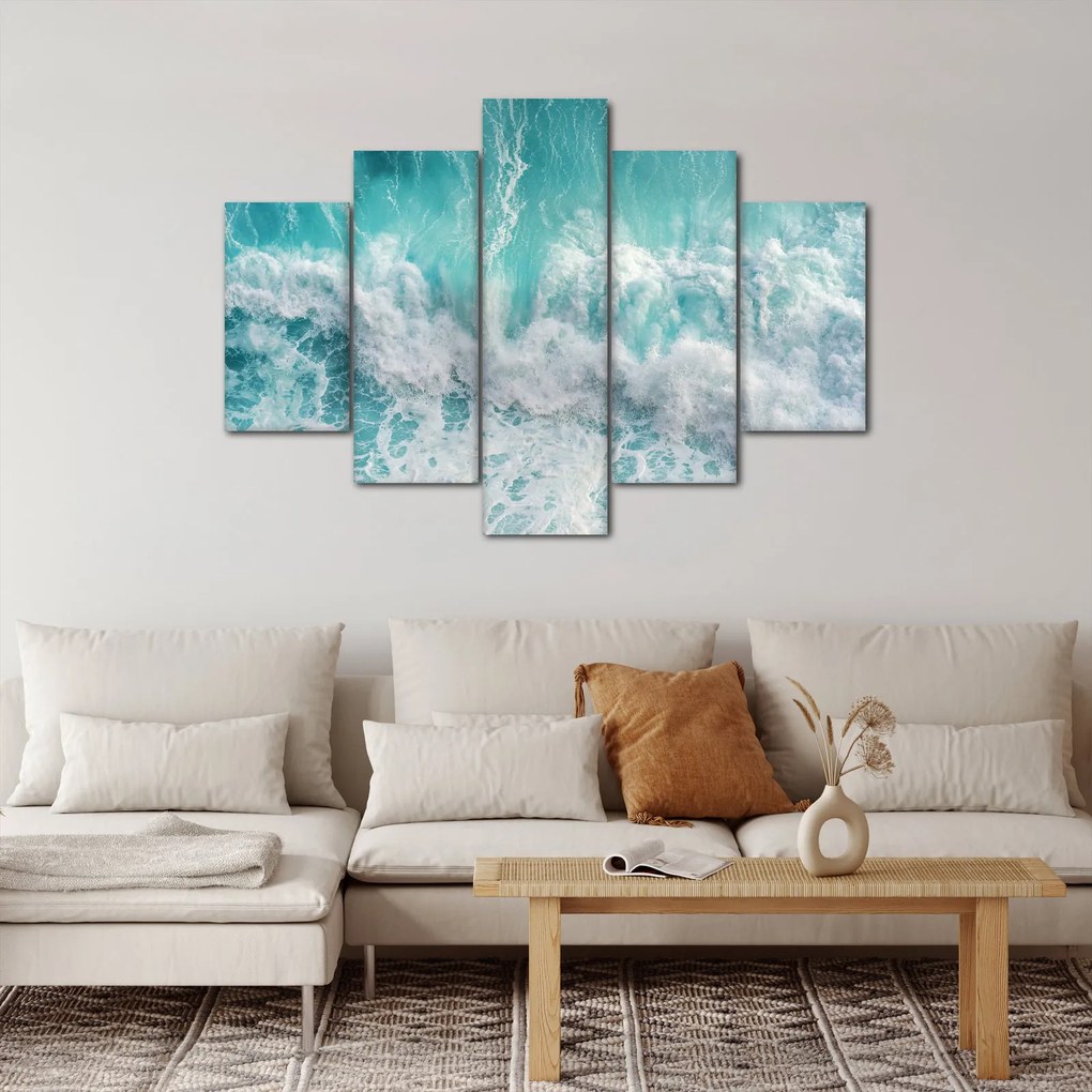 Obraz - Pohľad na vlny oceánu (150x105 cm)