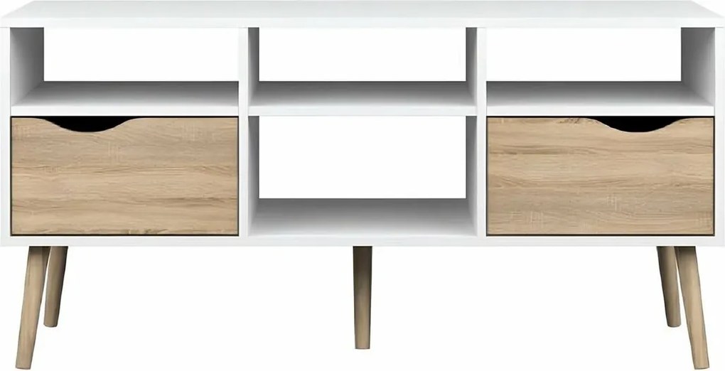 Televízny stolík OSLO 75391, biela