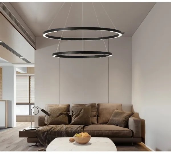 Immax NEO 07158-B80-60 - LED Stmievateľný luster FINO LED/93W/230V Tuya čierna + DO