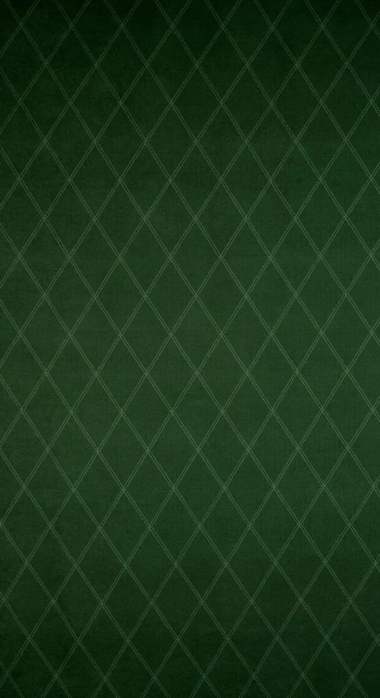 Tmavozelený záves ADORE1 z mäkkej látky s geometrickým vzorom  - šité na mieru