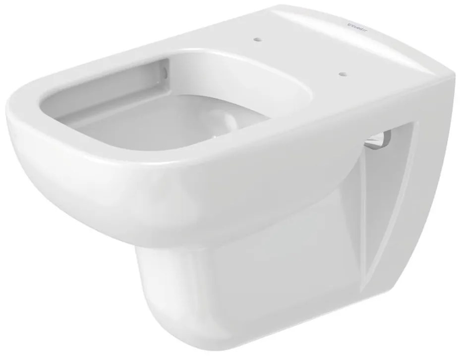 Duravit 25700920002 - Závesné bezokrajové WC D-CODE, keramika / lesklá biela