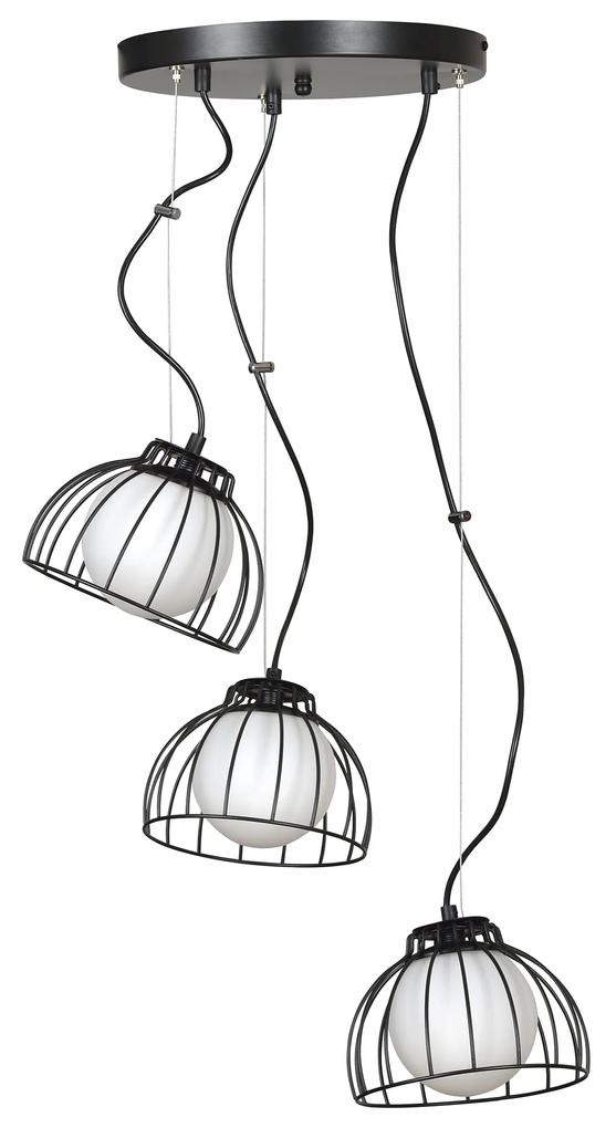 ARIA 3 PREMIUM | dizajnová závesná lampa Farba: Čierna