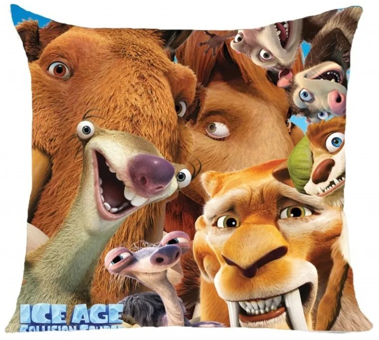 Dekoratívny vankúš Doba ľadová 40x40 cm