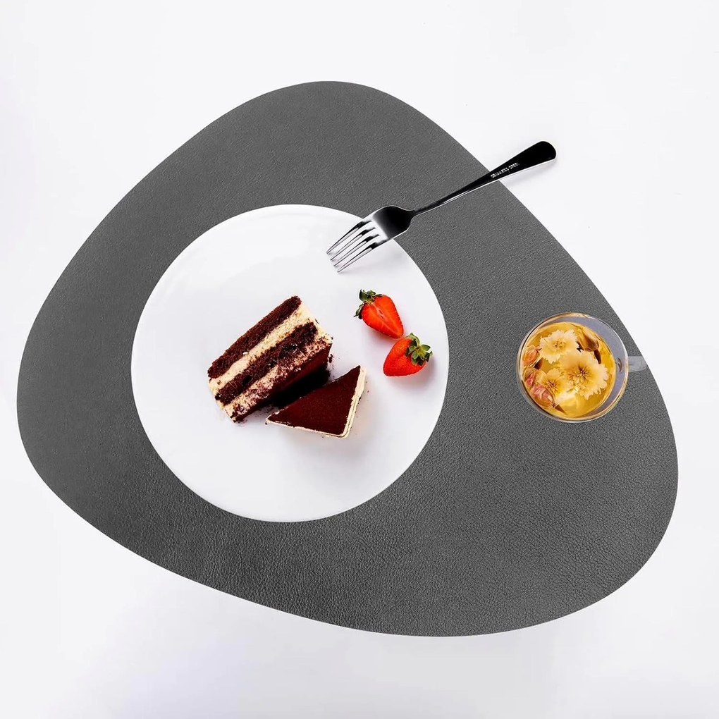 Súprava 8 ks prestierania TRIVAL sivá