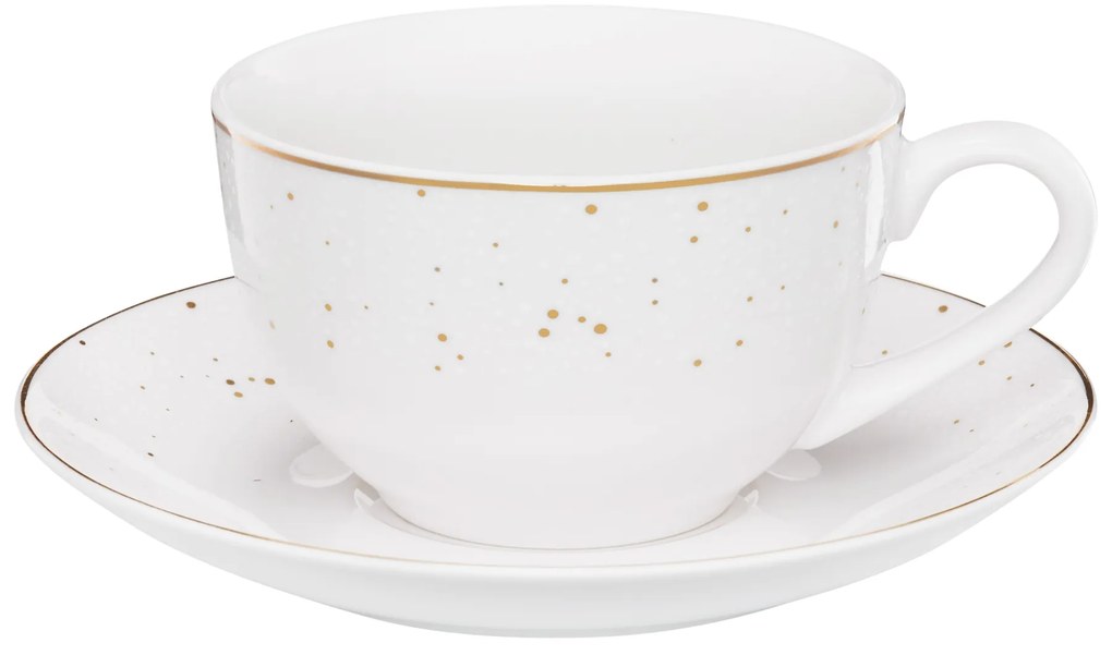 Porcelánová súprava Aurelia – šálky so zlatým zdobením
