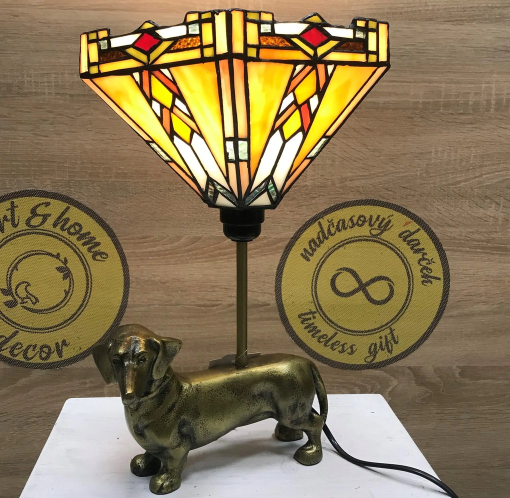 Lampa Tiffany ACRUX JAZVEČÍK