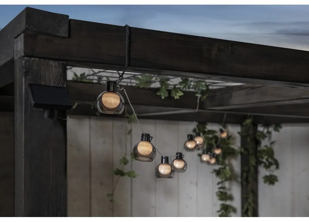 Vonkajšia svetelná LED reťaz Star Trading Smoky, dĺžka 2,7 m