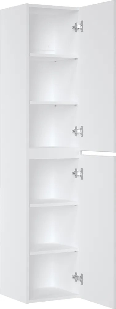 Comad Doplnková kúpeľňová skrinka vysoká Iconic White 35 biela