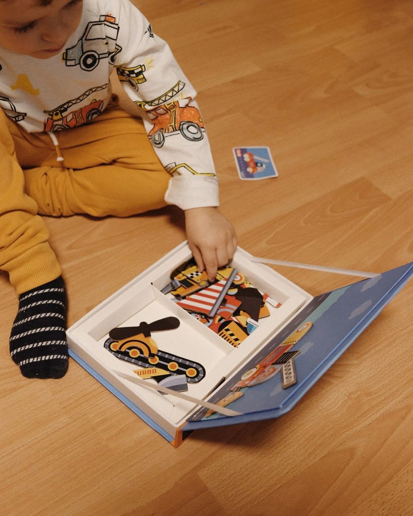 Magnetická kniha skladačka - Dopravné prostriedky