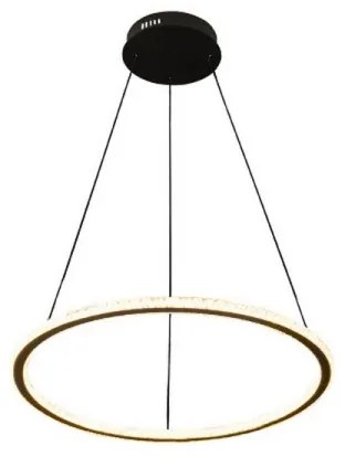 LED stmievateľný luster na lanku LED/90W/230V 3000-6500K pr. 60 cm + diaľkový ovládač