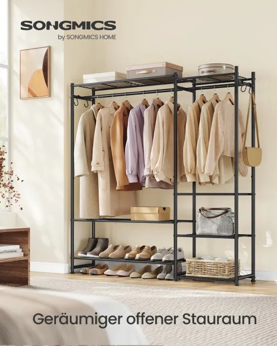 Otvorená šatníková skriňa LGR010BZ01