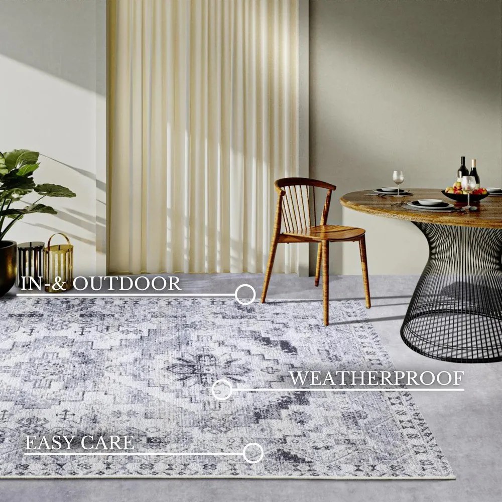 Sivý vonkajší koberec 120x180 cm Esther – Villeroy&Boch