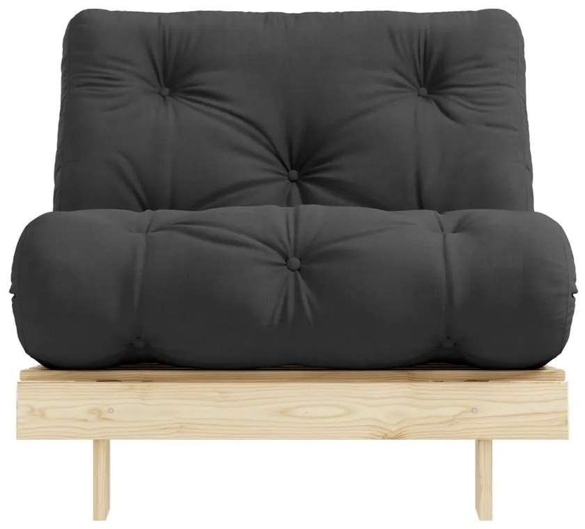 Variabilné kreslo Karup Design Roots Raw/Dark Grey