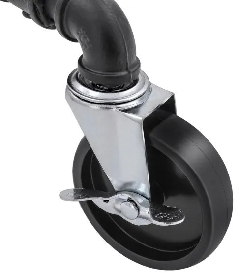 Mobilný stojanový vešiak LINEA čierny