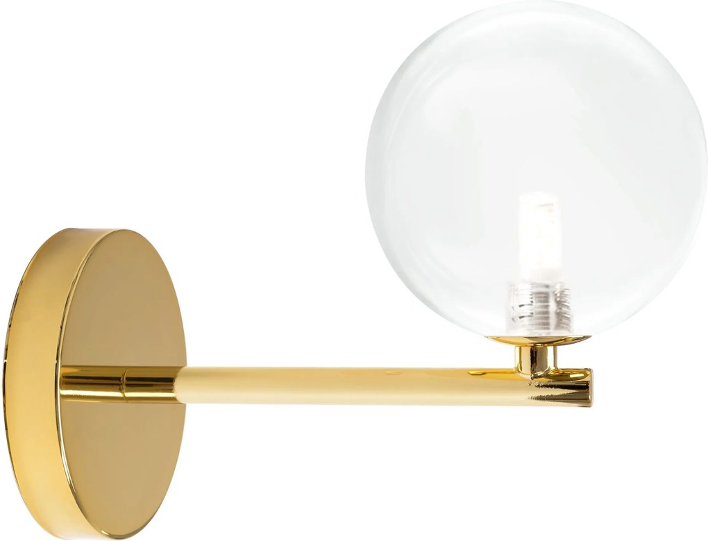 Toolight Toolight, nástenné svietidlo 1xG9 APP1161-1W, zlatá lesklá, OSW-14015