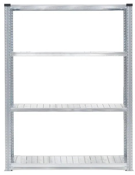 Policový kovový regál TRANSFORM, základná sekcia, 1972x1200x500 mm